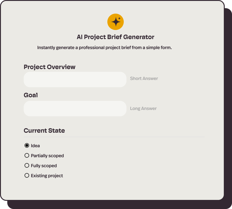 AI Form Builder for Structured Inputs and Better Outputs illustration